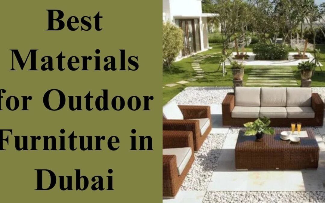 Outdoor Furniture in Dubai