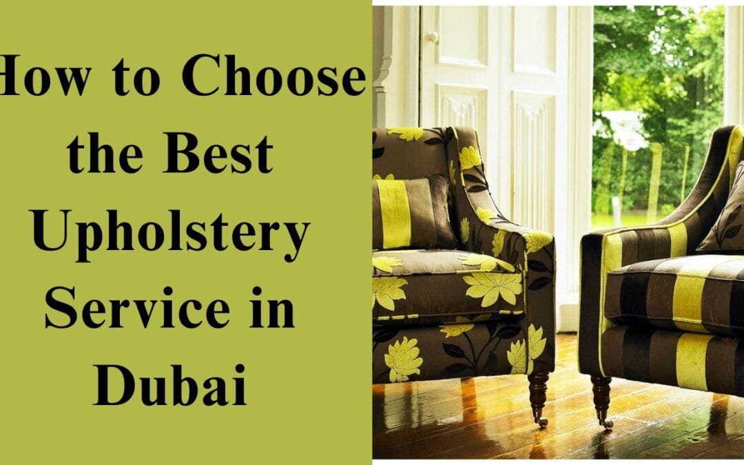 Upholstery Dubai