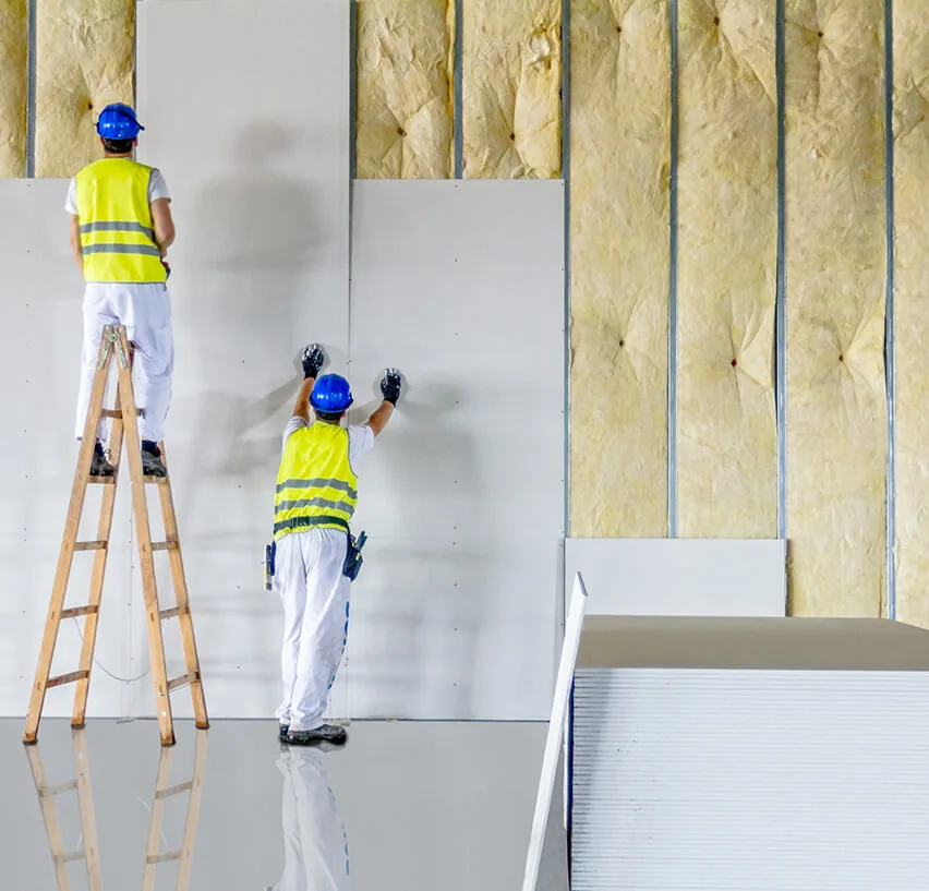 gypsum partition dubai 